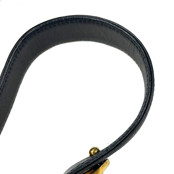 カルティエ 斜め掛け ショルダーバッグ ブラック レザー レディース CARTIER 【中古】