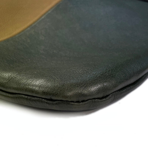 セリーヌ S-CE-1009 ブラウン グレー レザー ショルダーバッグ トートバッグ レディース CELINE 【中古】