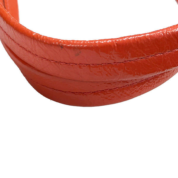 コーチ ストローサッチェル レキシーバタフライ ショルダーバッグ F16584 オレンジ アイボリー ストロー レザー レディース COACH 【中古】