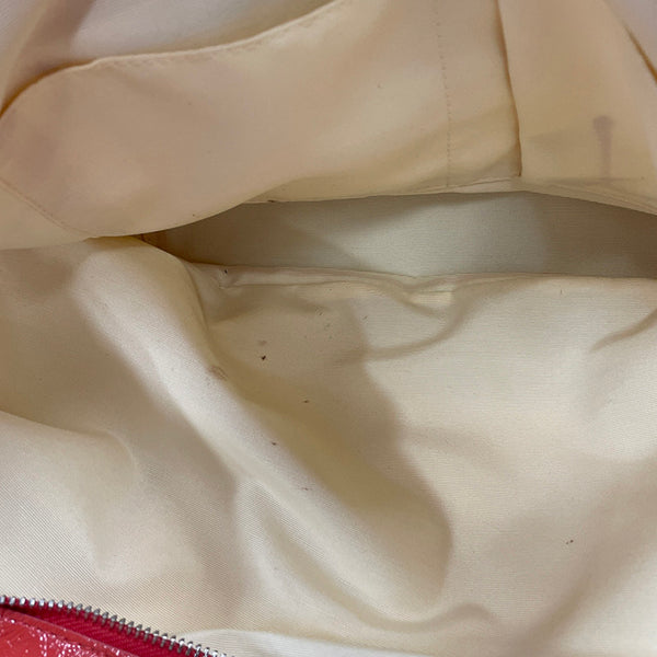 コーチ ストローサッチェル レキシーバタフライ ショルダーバッグ F16584 オレンジ アイボリー ストロー レザー レディース COACH 【中古】