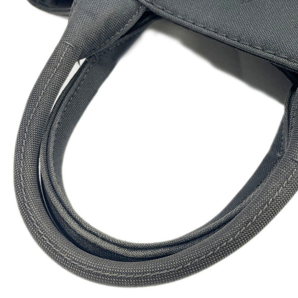 プラダ カナパ ブラック キャンバス ハンドバッグ レディース PRADA 【中古】
