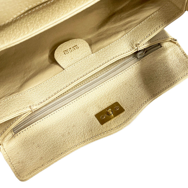 グッチ バンブー 000 926 0175 アイボリー レザー ハンドバッグ ショルダーバッグ 2WAY レディース GUCCI 【中古】