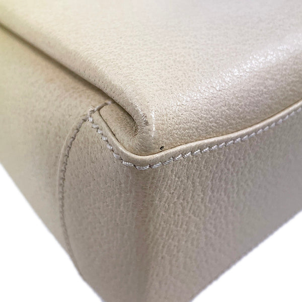 グッチ バンブー 000 926 0175 アイボリー レザー ハンドバッグ ショルダーバッグ 2WAY レディース GUCCI 【中古】