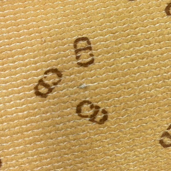 クリスチャンディオール ＣＤ ロゴ ブラック ライトブラウン キャンバス レザー ポーチ レディース Christian Dior 【中古】