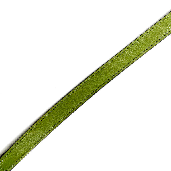 サルヴァトーレフェラガモ ガンチーニ AT3151 グリーン レザー 斜め掛け ショルダーバッグ レディース Salvatore Ferragamo 【中古】