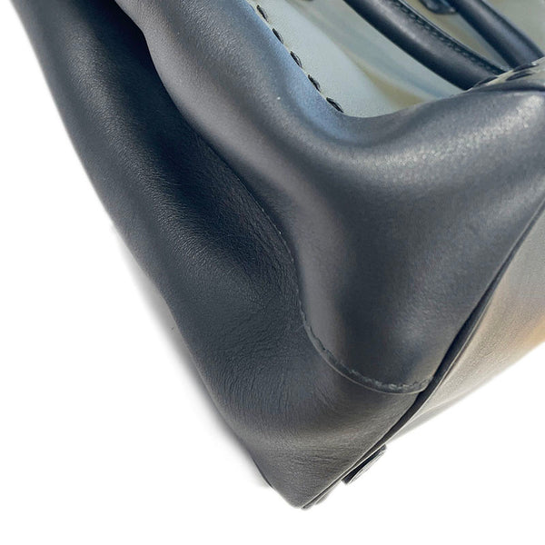 プラダ ステッチデザイン ハンドバッグ BN2820 カーキ レザー レディース PRADA 【中古】