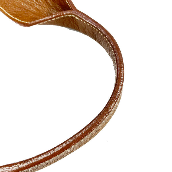 カルティエ マルチェロ T2019JＮ ライトブラウン レザー ハンドバッグ レディース CARTIER 【中古】