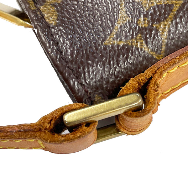 ルイ ヴィトン モノグラム トロター M51240 ブラウン PVC レザー 斜め掛け ショルダーバッグ レディース LOUIS VUITTON 【中古】