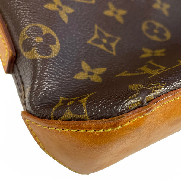ルイ ヴィトン モノグラム トロター M51240 ブラウン PVC レザー 斜め掛け ショルダーバッグ レディース LOUIS VUITTON 【中古】