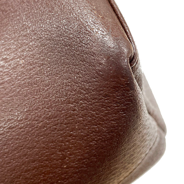 グッチ バンブー 001 1881 ブラウン レザー 肩掛け ショルダーバッグ レディース GUCCI 【中古】