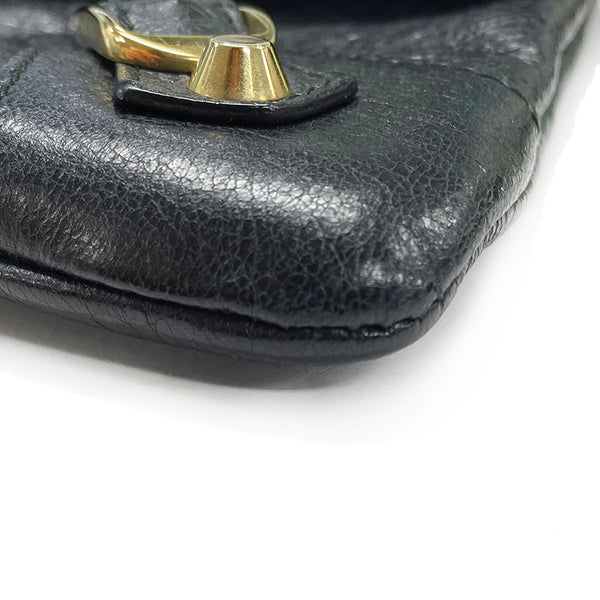 バレンシアガ 224915 ブラック レザー クラッチバッグ レディース BALENCIAGA 【中古】