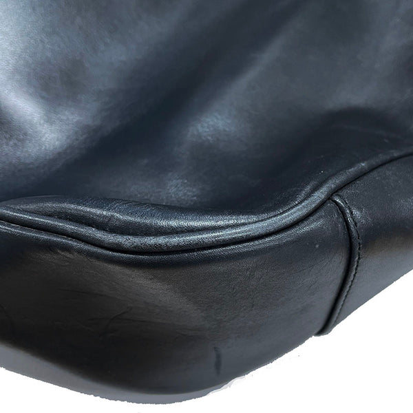 グッチ バンブー ハンドバッグ ショルダーバッグ 2WAY 001 1577 ブラック レザー レディース GUCCI 【中古】