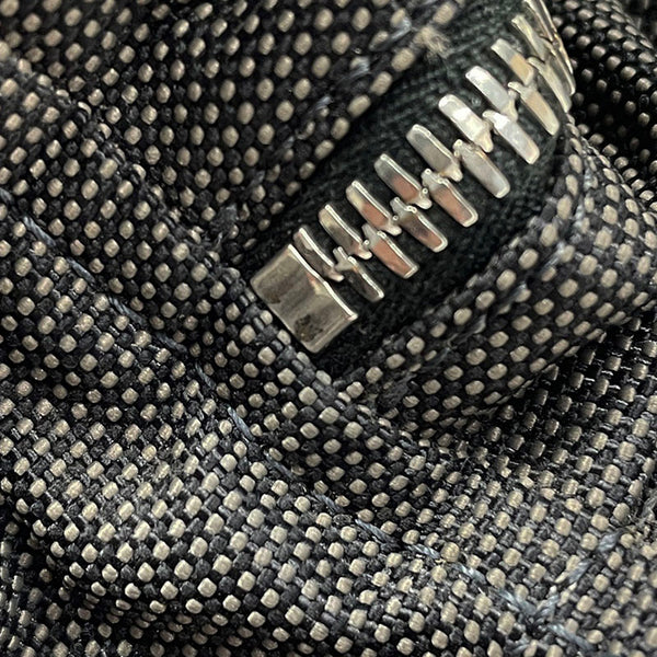 エルメス エールライン グレー キャンバス ハンドバッグ レディース HERMES 【中古】