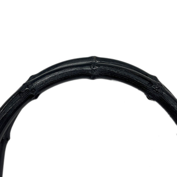 グッチ バンブー 002 1059 ブラック レザー ハンドバッグ レディース GUCCI 【中古】