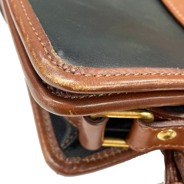 セリーヌ ハンドバッグ ショルダーバッグ 2way ブラック ブラウン レザー メンズ CELINE 【中古】