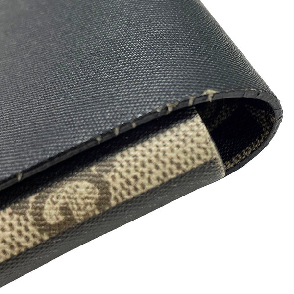 グッチ GGカレイド ブラウン ブラック PVC クラッチバッグ メンズ GUCCI 【中古】