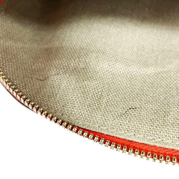 グッチ マイクログッチシマ 449654 オレンジ レザー ハンドバッグ ショルダーバッグ 2WAY レディース GUCCI 【中古】