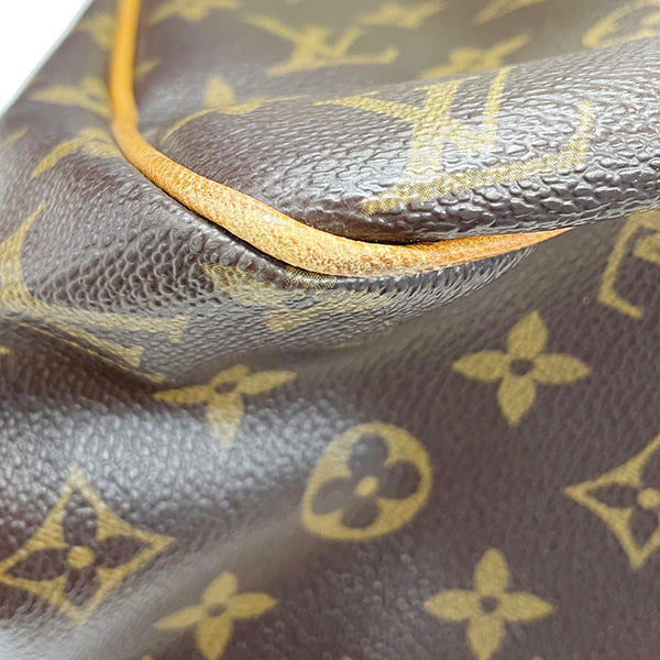 ルイ ヴィトン モノグラム バティニョール・オリゾンタル ハンドバッグ M51154 ブラウン PVC レザー レディース LOUIS VUITTON 【中古】