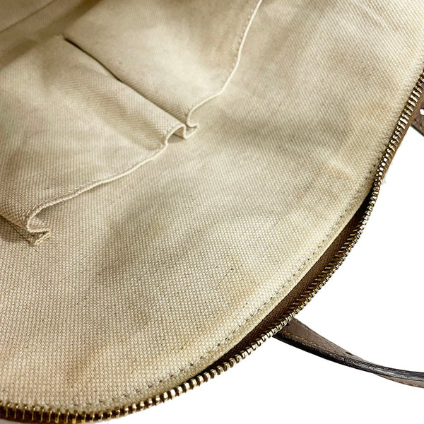 グッチ GGスプリーム ハンドバッグ ショルダーバッグ 2WAY 309617 ブラウン PVC レザー レディース GUCCI 【中古】