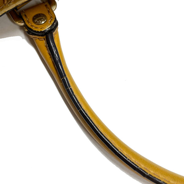 グッチ グッチシマ 296835 オレンジ イエロー レザー トートバッグ レディース GUCCI 【中古】