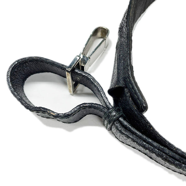 グッチ ビジネスバッグ ショルダーバッグ 2WAY 015 3401 ブラック レザー メンズ GUCCI 【中古】