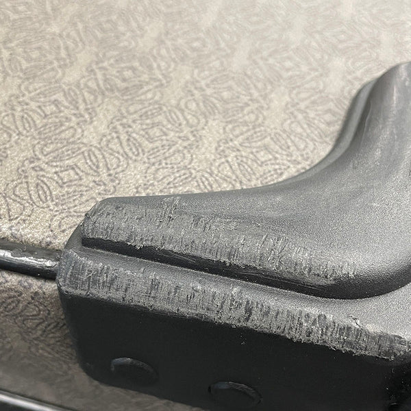 ロエベ リピートアナグラム グレー PVC レザー キャリーバッグ レディース LOEWE 【中古】
