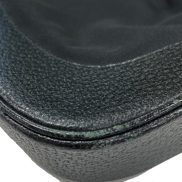 グッチ ジャッキー 001 3306 ブラック キャンバス レザー ワンショルダー レディース GUCCI 【中古】