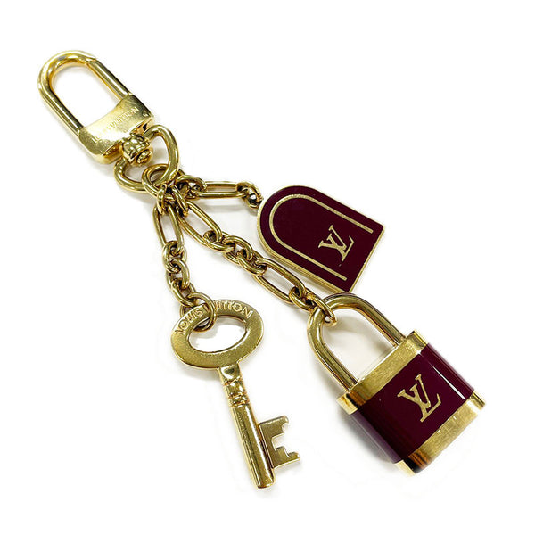 ルイ ヴィトン ゴールド メッキ キーホルダー レディース LOUIS VUITTON 【中古】