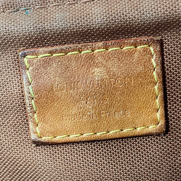 ルイ ヴィトン モノグラム パレルモPM M40145 ブラウン PVC レザー ハンドバッグ ショルダーバッグ 2WAY レディース LOUIS VUITTON 【中古】