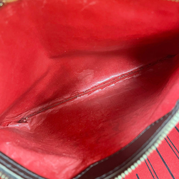 ルイ ヴィトン ダミエ ネヴァーフル MM N41358 ブラウン PVC レザー トートバッグ レディース LOUIS VUITTON 【中古】