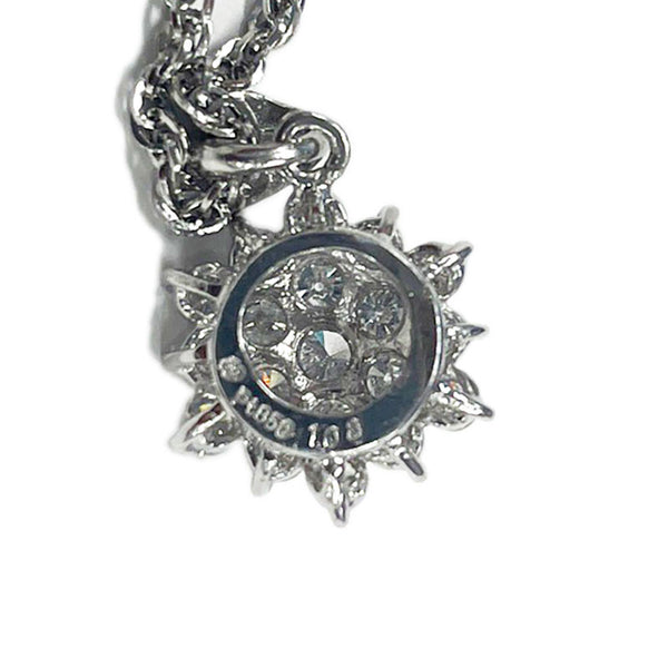Pt850 プラチナ ダイヤ1.08ct ネックレス レディース 【中古】