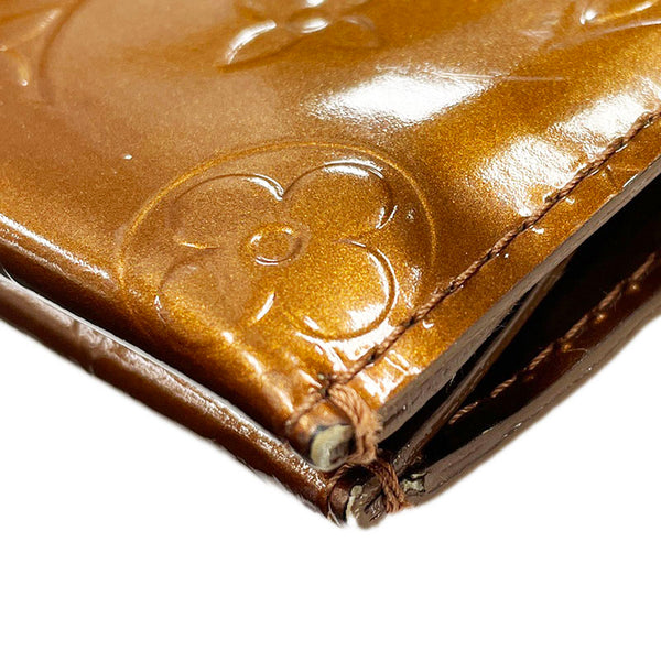 ルイ ヴィトン モノグラム ヴェルニ リードMM M91143 ブロンズ パテントレザー ハンドバッグ レディース LOUIS VUITTON 【中古】