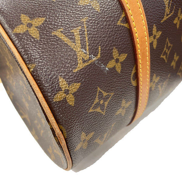 ルイ ヴィトン モノグラム パピヨン ハンドバッグ M51385 ブラウン PVC レザー レディース LOUIS VUITTON 【中古】