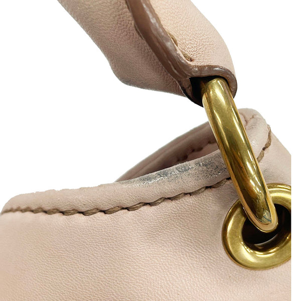 ミュウミュウ ハンドバッグ ショルダーバッグ 2way ライトピンク レザー レディース MIUMIU 【中古】