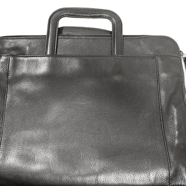 グッチ 152604 ブラック レザー ブリーフケース メンズ GUCCI 【中古】