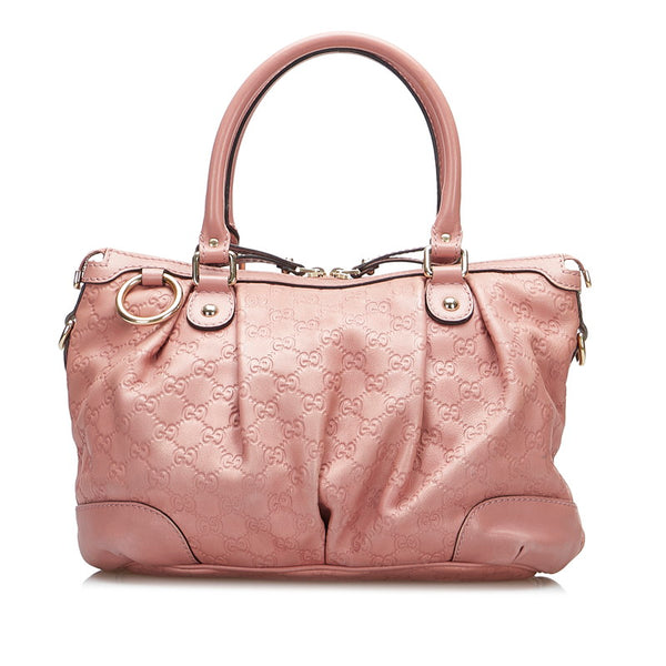 グッチ グッチシマ スーキー ハンドバッグ ショルダーバッグ 2WAY 247902 ローズピンク レザー レディース GUCCI 【中古】