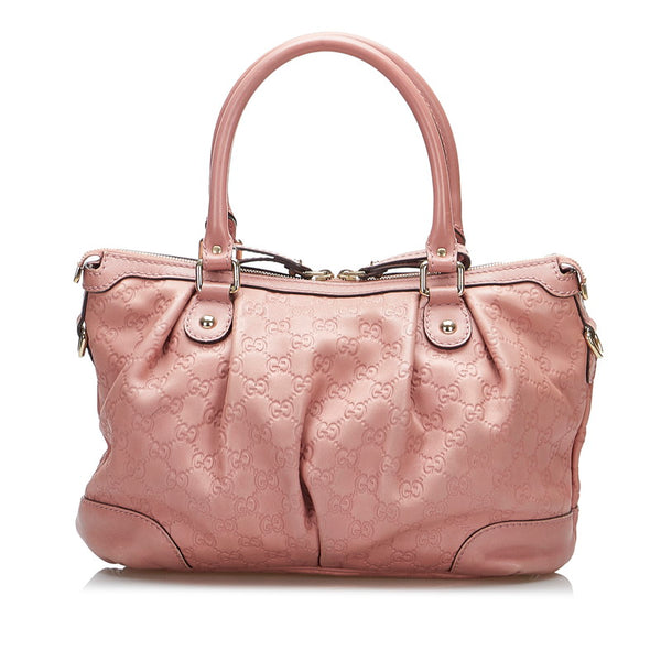 グッチ グッチシマ スーキー ハンドバッグ ショルダーバッグ 2WAY 247902 ローズピンク レザー レディース GUCCI 【中古】