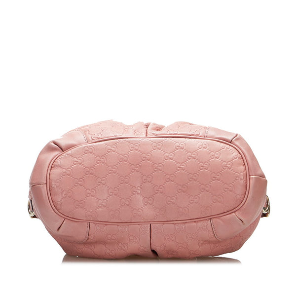 グッチ グッチシマ スーキー ハンドバッグ ショルダーバッグ 2WAY 247902 ローズピンク レザー レディース GUCCI 【中古】