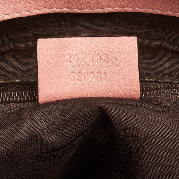 グッチ グッチシマ スーキー ハンドバッグ ショルダーバッグ 2WAY 247902 ローズピンク レザー レディース GUCCI 【中古】