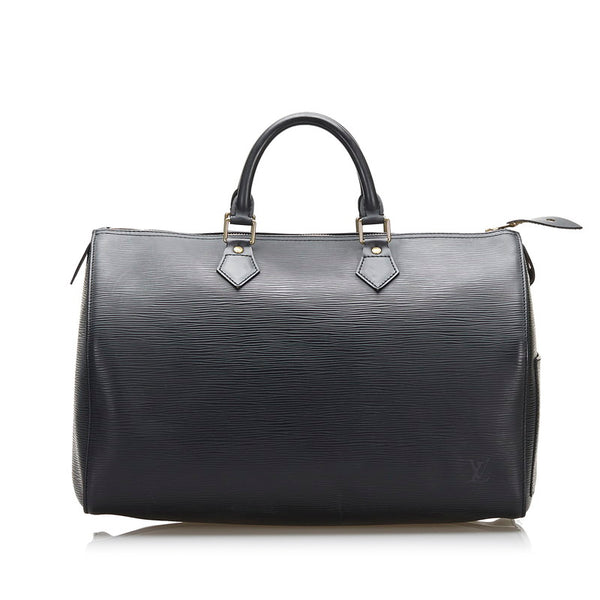 ルイ ヴィトン エピ スピーディ35 ハンドバッグ ボストンバッグ M42992 ノワール ブラック レザー レディース LOUIS VUITTON 【中古】