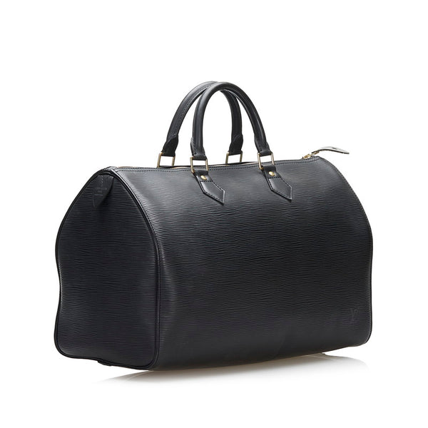 ルイ ヴィトン エピ スピーディ35 ハンドバッグ ボストンバッグ M42992 ノワール ブラック レザー レディース LOUIS VUITTON 【中古】