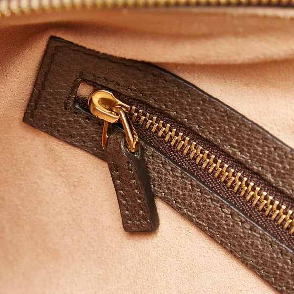 グッチ GGスプリーム オフィディア シェリーライン ハンドバッグ ショルダーバッグ 2WAY 524532 ブラウン マルチカラー PVC レザー レディース GUCCI 【中古】