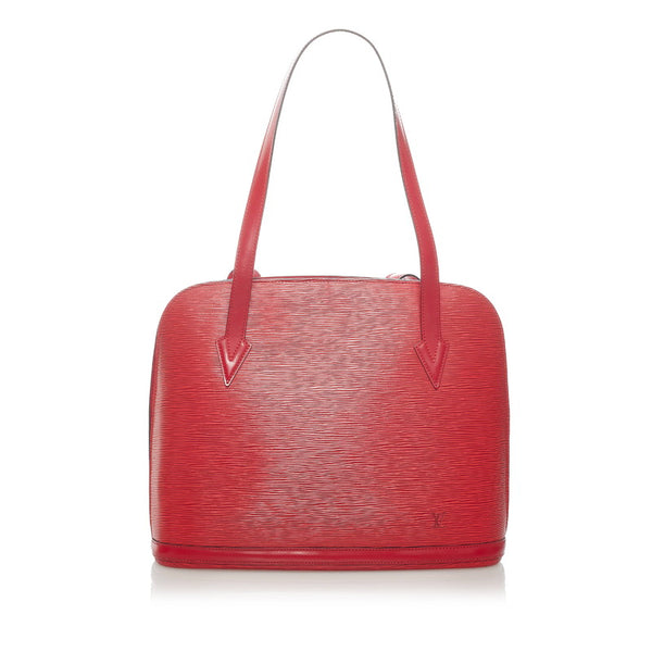 ルイ ヴィトン エピ リュサック トートバッグ ショルダーバッグ M52287 カスティリアンレッド レザー レディース LOUIS VUITTON 【中古】