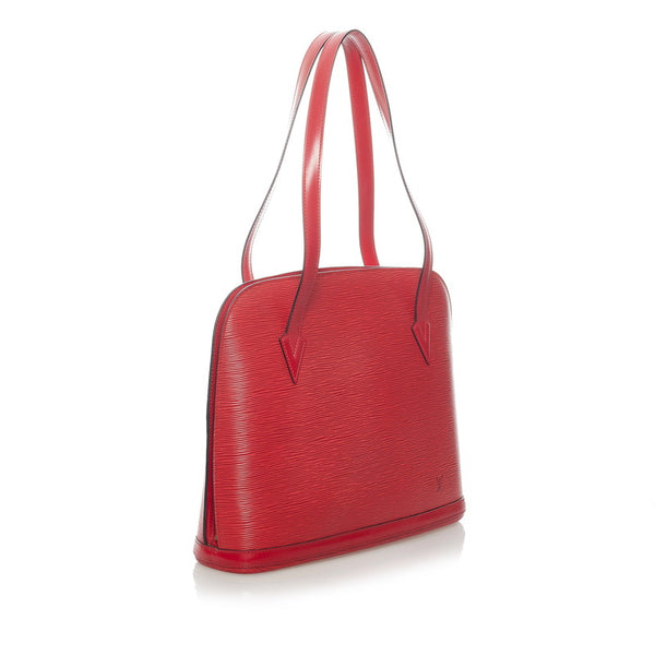 ルイ ヴィトン エピ リュサック トートバッグ ショルダーバッグ M52287 カスティリアンレッド レザー レディース LOUIS VUITTON 【中古】