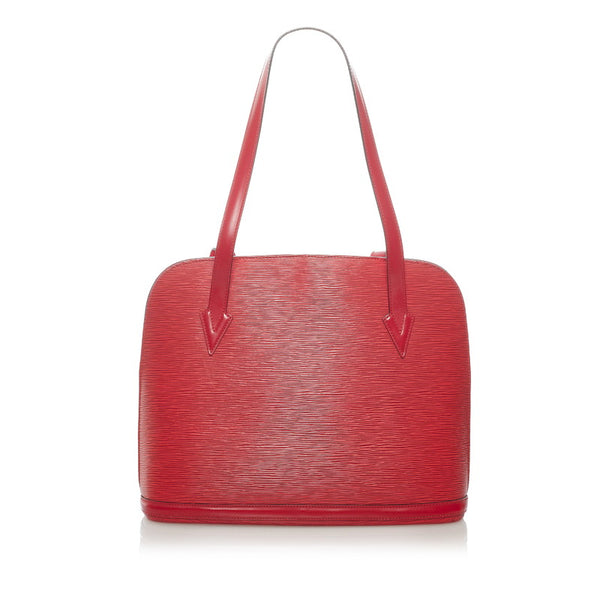 ルイ ヴィトン エピ リュサック トートバッグ ショルダーバッグ M52287 カスティリアンレッド レザー レディース LOUIS VUITTON 【中古】