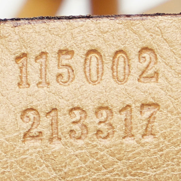 グッチ ハンドバッグ ワンショルダーバッグ 115002 ベージュ レザー レディース GUCCI 【中古】