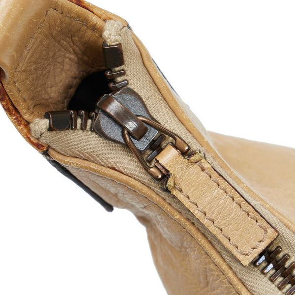 グッチ ハンドバッグ ワンショルダーバッグ 115002 ベージュ レザー レディース GUCCI 【中古】