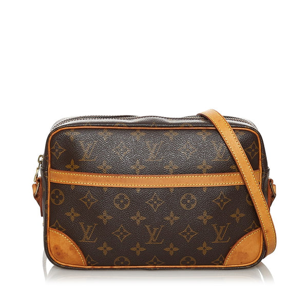 ルイ ヴィトン モノグラム トロカデロ M51274 ブラウン PVC レザー 斜めがけ ショルダー レディース LOUIS VUITTON 【中古】