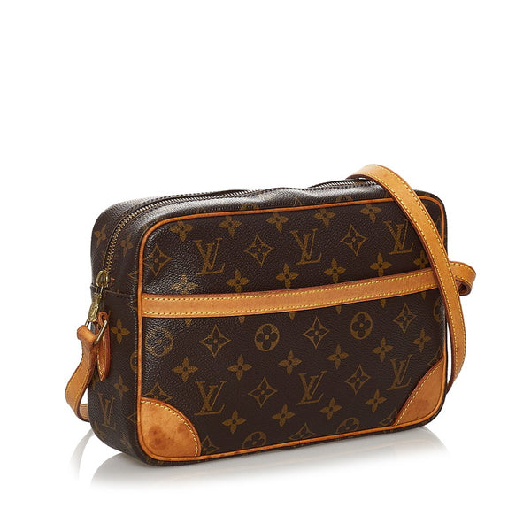 ルイ ヴィトン モノグラム トロカデロ M51274 ブラウン PVC レザー 斜めがけ ショルダー レディース LOUIS VUITTON 【中古】