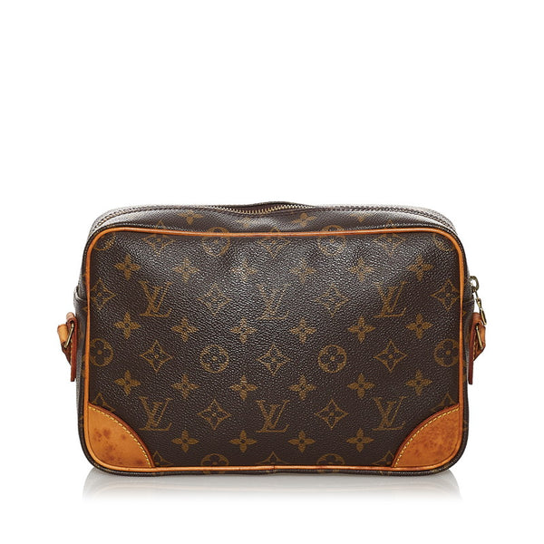 ルイ ヴィトン モノグラム トロカデロ M51274 ブラウン PVC レザー 斜めがけ ショルダー レディース LOUIS VUITTON 【中古】